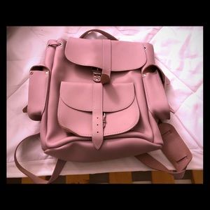 Grafea Leather Backpack Lavender